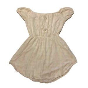 Bebop White Mini Smock Picnic Dress